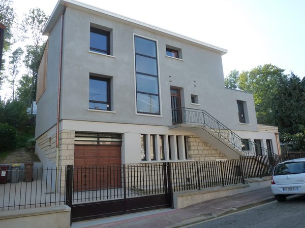 Isolation par l’extérieur (ITE) — chantier ATRED à Chaville